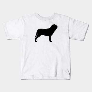 Neapolitan Mastiff Silhouette Kids T-Shirt